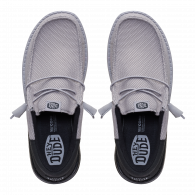 Wally Funk Mesh Split Flannel Grey / Black