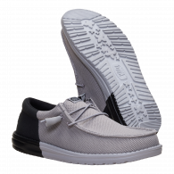 Wally Funk Mesh Split Flannel Grey / Black