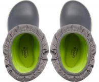 Kids Crocband™ Winter Boot Slate Grey / Lime Punch
