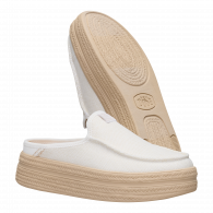 Austin Lift Espadrille Woven Egret