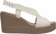 Crocs Brooklyn High Wedge stucco/mushroom