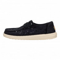 Wendy Sequin Lace Black