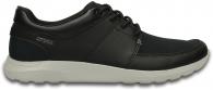 Mens Crocs Kinsale Lace-Up Black/Pearl