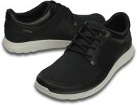 Mens Crocs Kinsale Lace-Up Black/Pearl