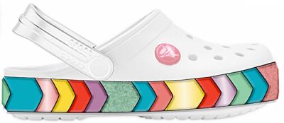 Crocs Crocband Chevron Beaded Clog Kids